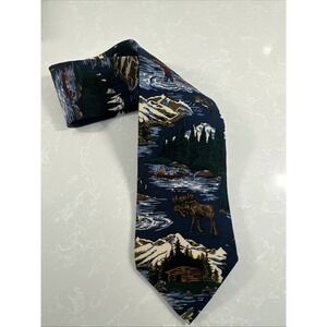 Mountain Scene Tango by Max Rabb Men's Neck Tie 100%silk